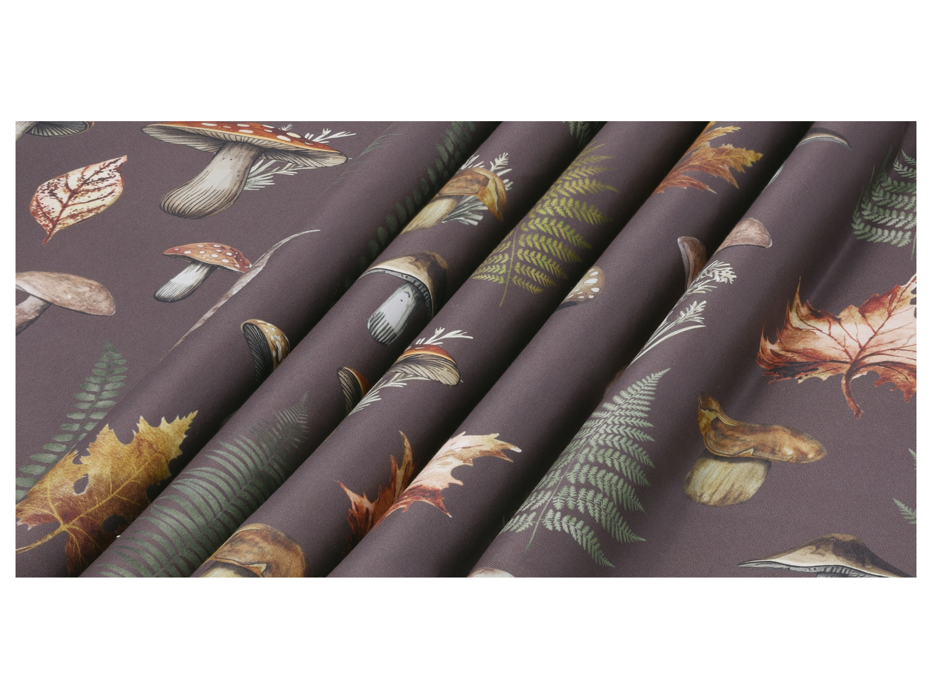 LIVARNO® Mikrofaser-Satin-Wendebettwäsche, 200 x 220 cm (Pilze) – Bild 3 von 3
