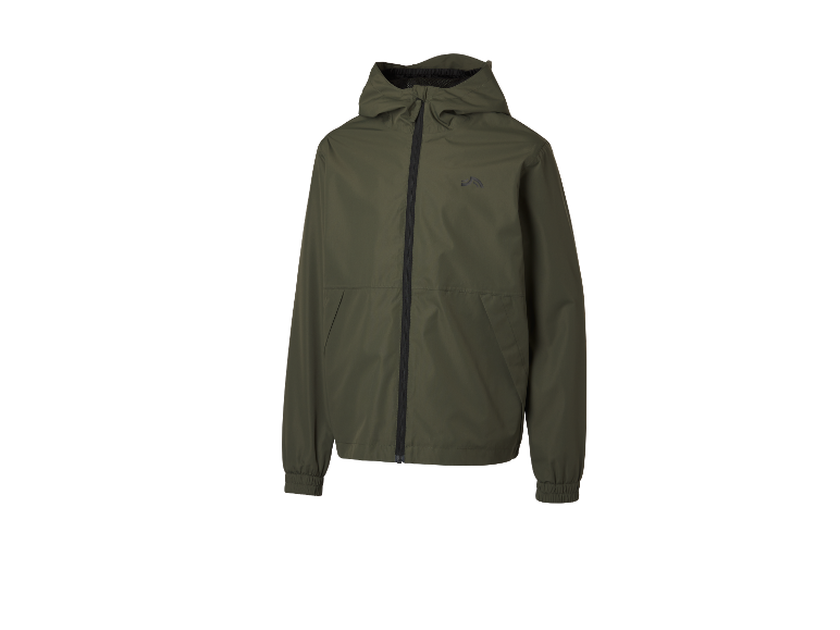 Olivengrüne Puma Kapuzenjacke.