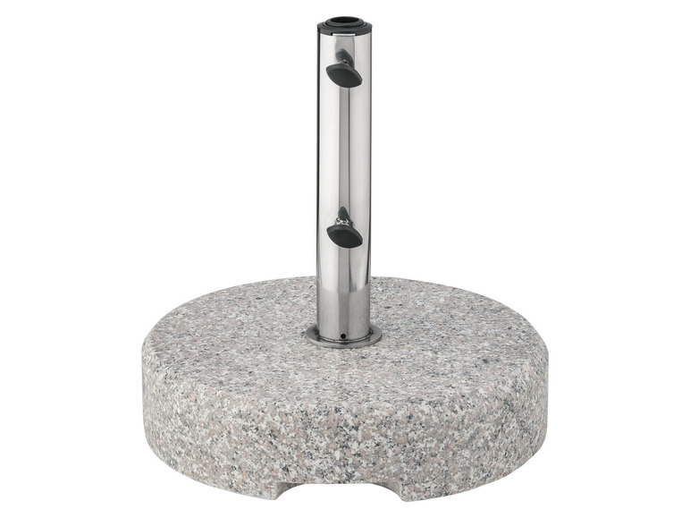 Gehe zu Vollbildansicht: LIVARNO home Granit-Sonnenschirmständer, 25 kg, rund - Bild 1