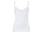 Weißes Tanktop mit Spitze