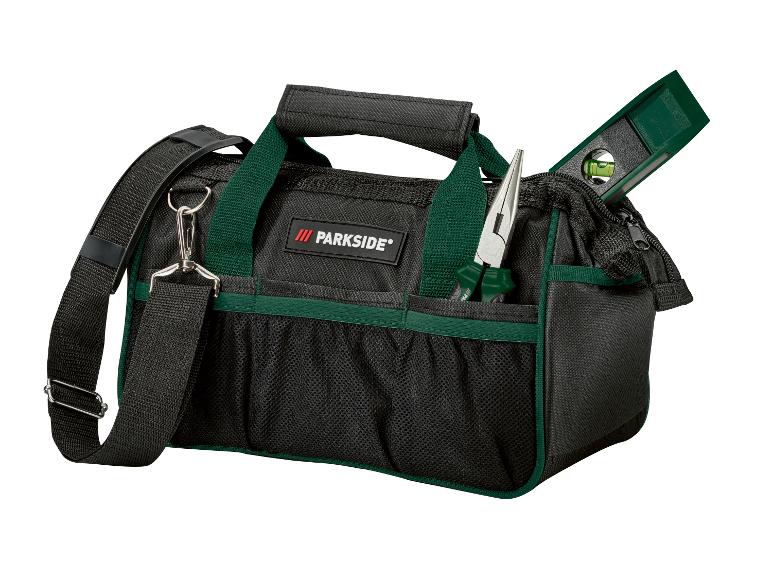 PARKSIDE Werkzeugtasche mit Werkzeugen, schwarz-grün