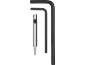 Set aus zwei Inbusschlüsseln und einem Metallstift.