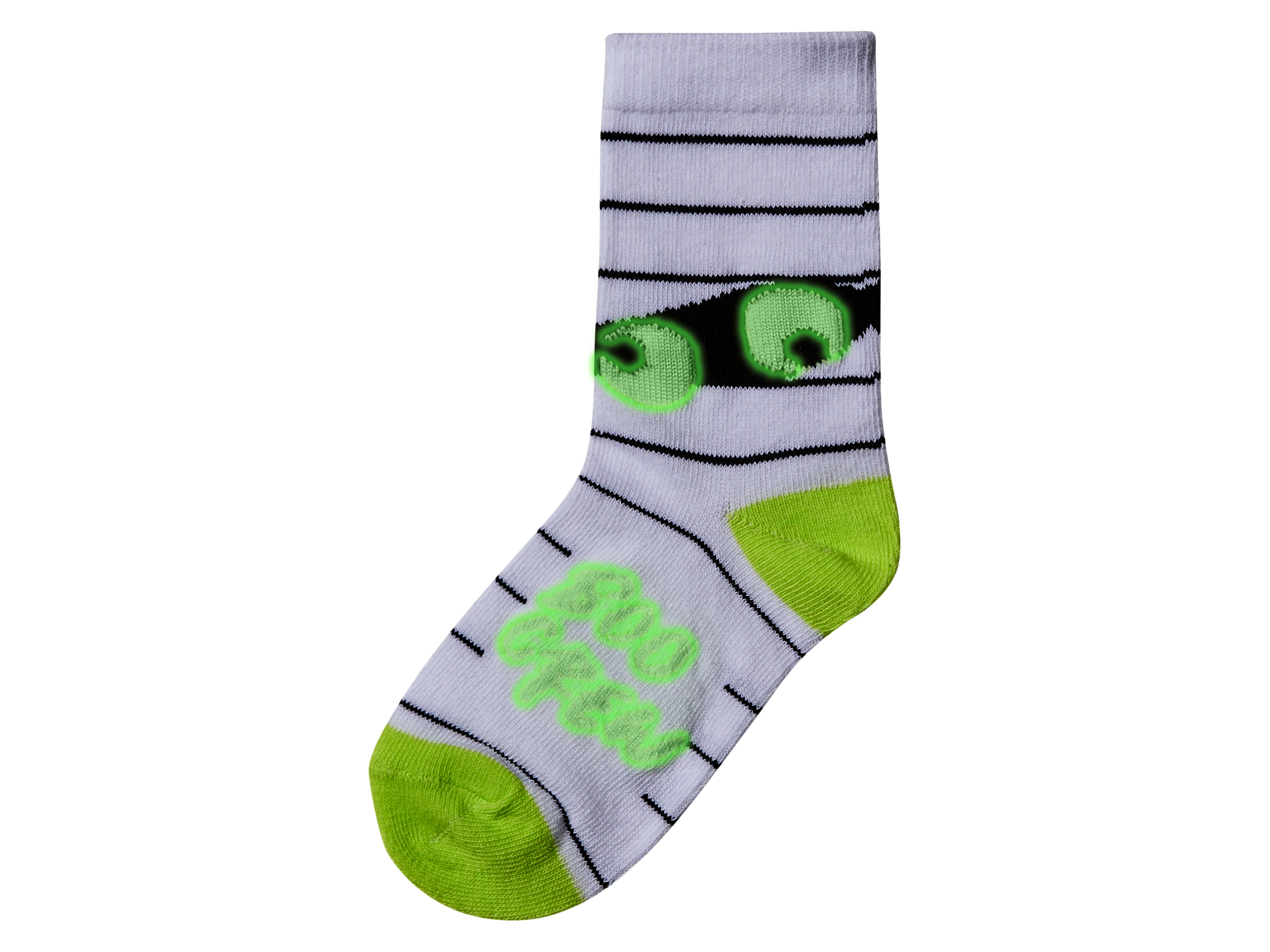 Thumbnail - lupilu® Kinder Socken, 2 Stück (weiß/orange, 19/22)