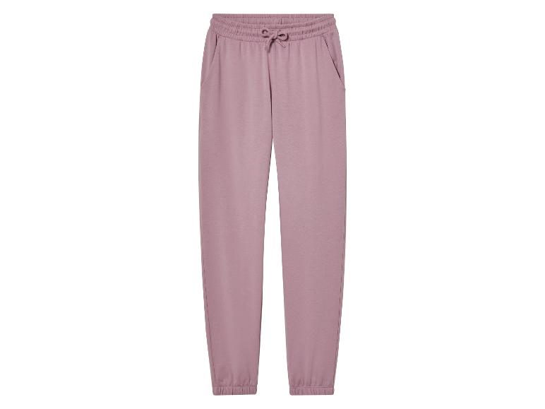 Eine rosa Jogginghose mit Kordelzug.