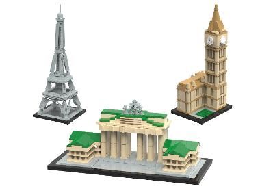 lupilu® Brandenburger Tor / Eiffelturm / Big Ben