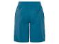 Dunkelblaue Shorts aus Stoff.
