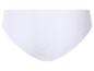 Weißer Damen-Slip mit gerippter Textur