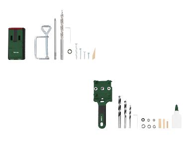 PARKSIDE® Bohrschablonen-Set / Bohr- und Dübel-Set