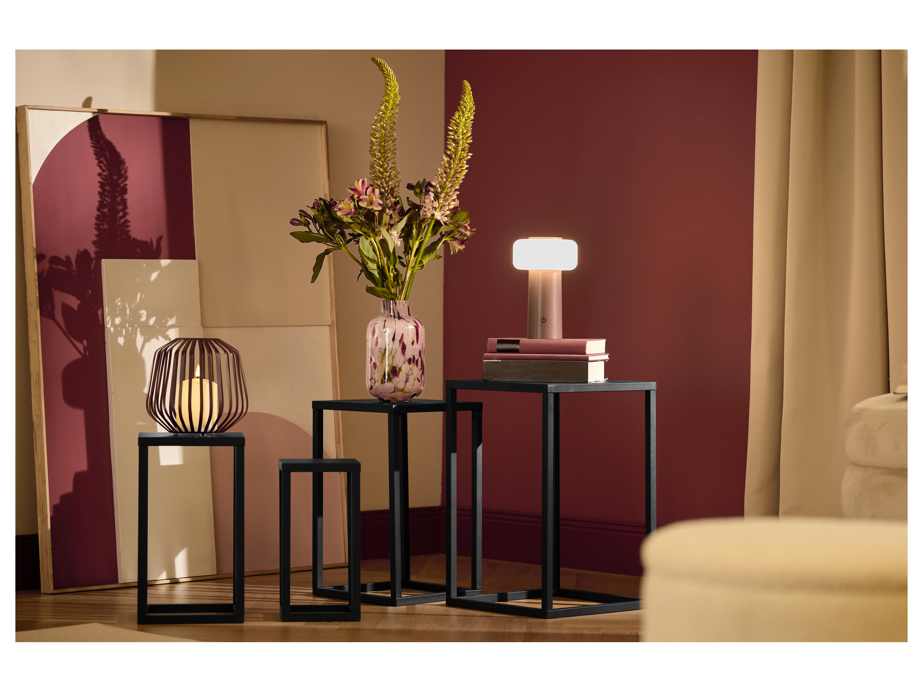 Thumbnail - LIVARNO home Beistelltisch-Set, 4 Stück