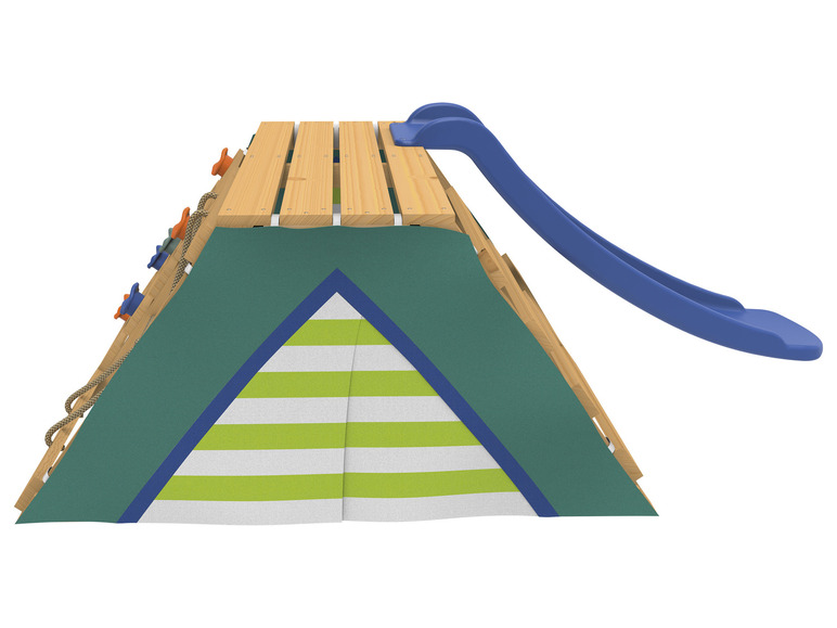 Gehe zu Vollbildansicht: Playtive Tipi, mit Kletter-Netz und Rutsche, aus Echtholz - Bild 4