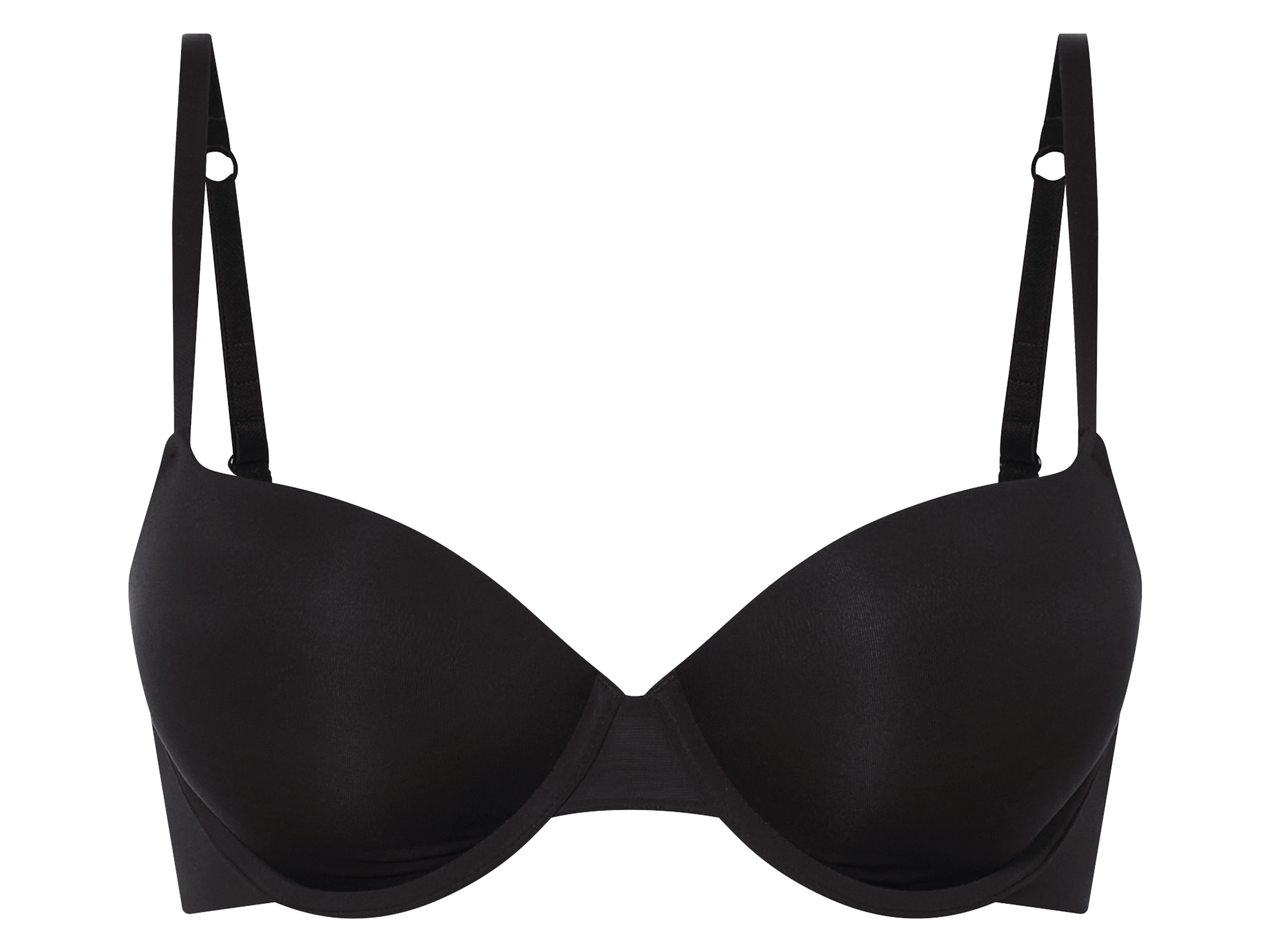 Thumbnail - esmara® Damen Push Up BHs, 2 Stück (Schwarz/weiß, 85C)