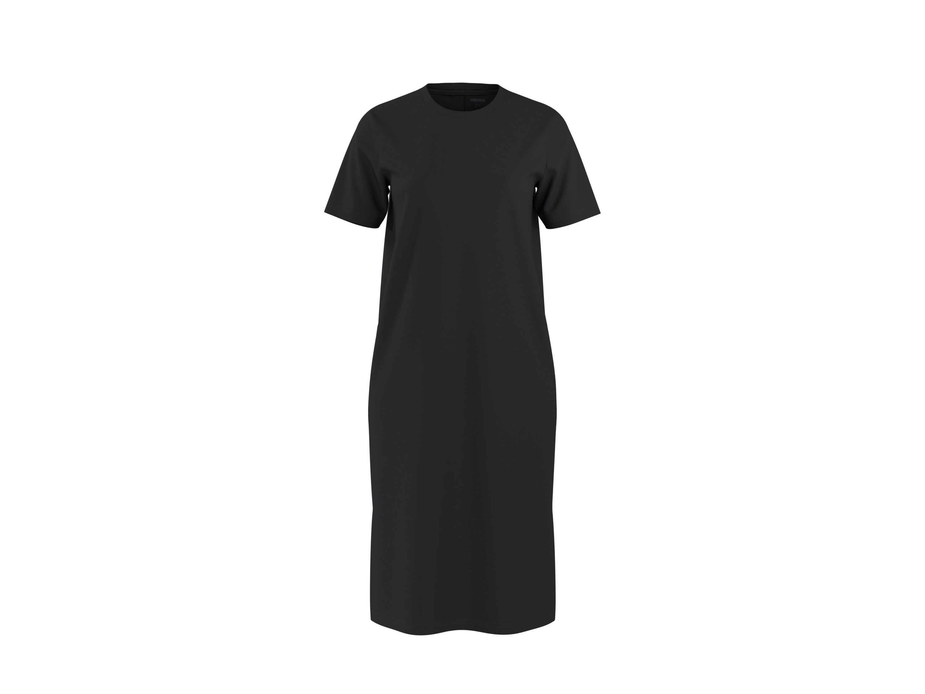 ESMARA® Damen Midikleid (Schwarz, XS(32/34))