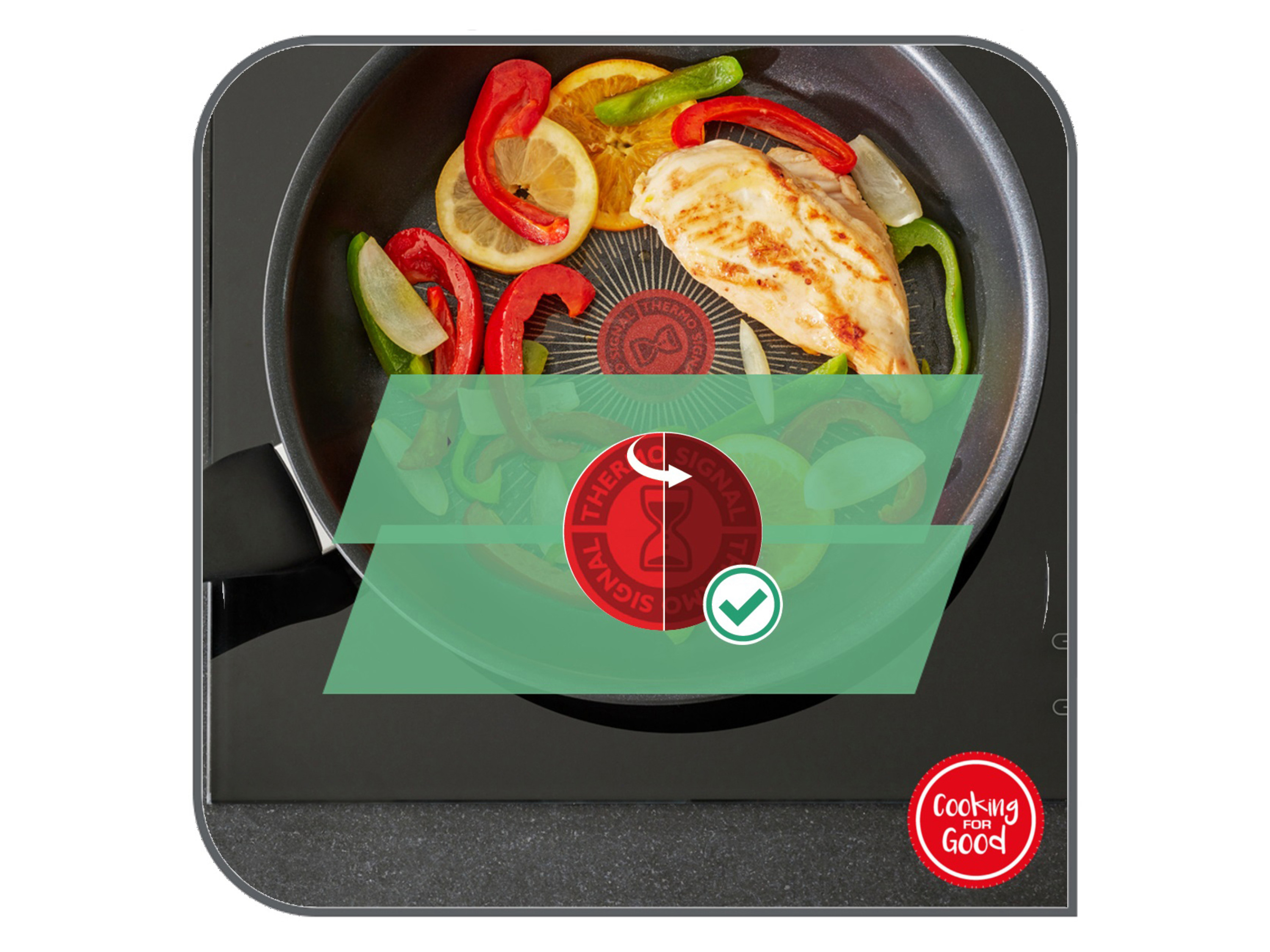 TEFAL Aluminium-Bratpfanne Elemental »C3920644«, Ø 28 cm – Bild 4 von 4