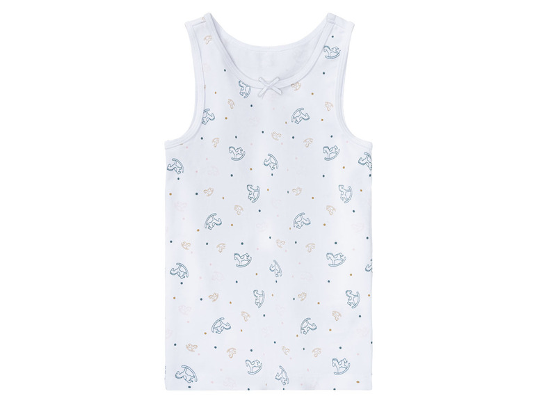 Gehe zu Vollbildansicht: lupilu® Kleinkinder Unterhemd, 2 Stück, mit hohem Bio-Baumwollanteil - Bild 5