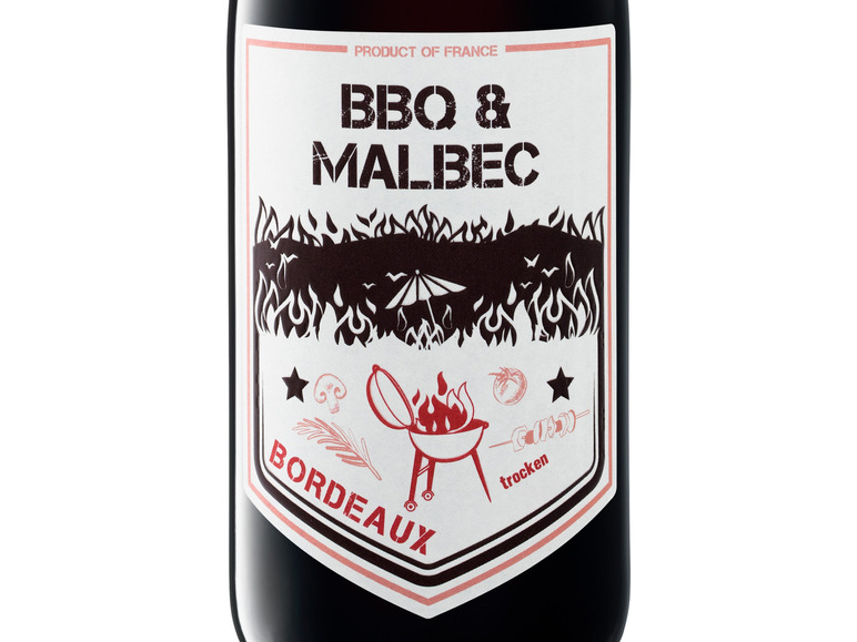 BBQ & Malbec Bordeaux Rotwein trocken, AOP 2020