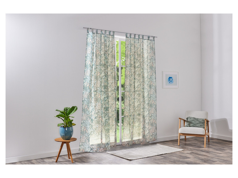 Gehe zu Vollbildansicht: LIVARNO home Vorhangschal-Set, 135 x 254 cm, 2-teilig - Bild 7