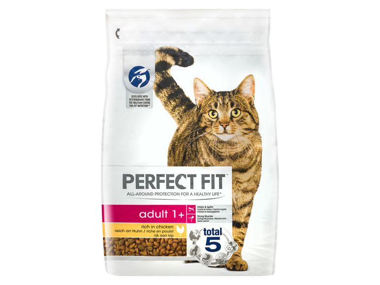 Gehe zu Vollbildansicht: PERFECT FIT Cat Dry Adult 1+ mit Huhn, 3 x 2,8 kg - Bild 2