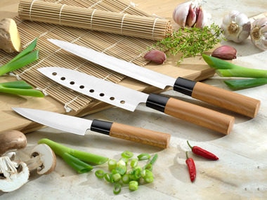 Esmeyer Messerset 3 tlg. im asiatischen Stil