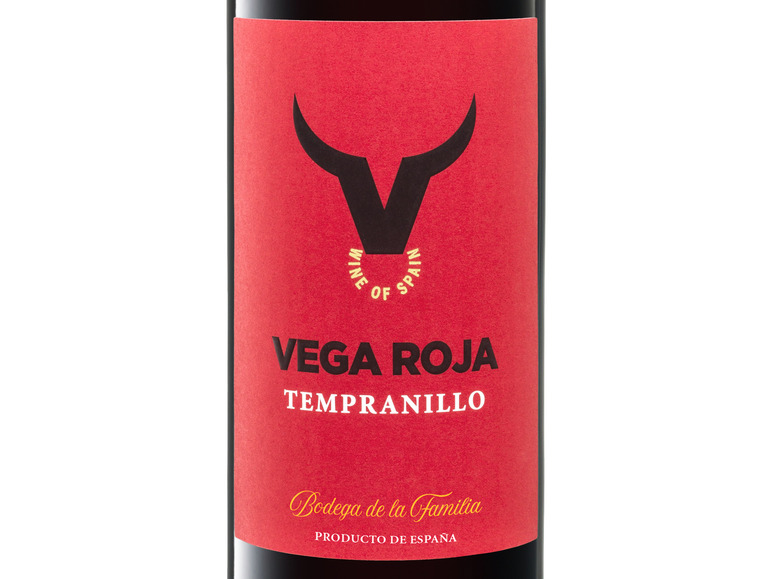 Gehe zu Vollbildansicht: Vega Roja Tempranillo Valdepeñas DO trocken, Rotwein 2021 - Bild 2