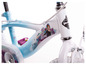Ein weißes Fahrrad mit Frozen-Motiv von Huffy.