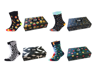 Fun Socks - Socken, 3 Paar, mit Geschenkbox