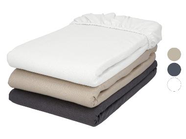 LIVARNO® Feinbiber-Spannbettlaken, 90-100 x 200 cm