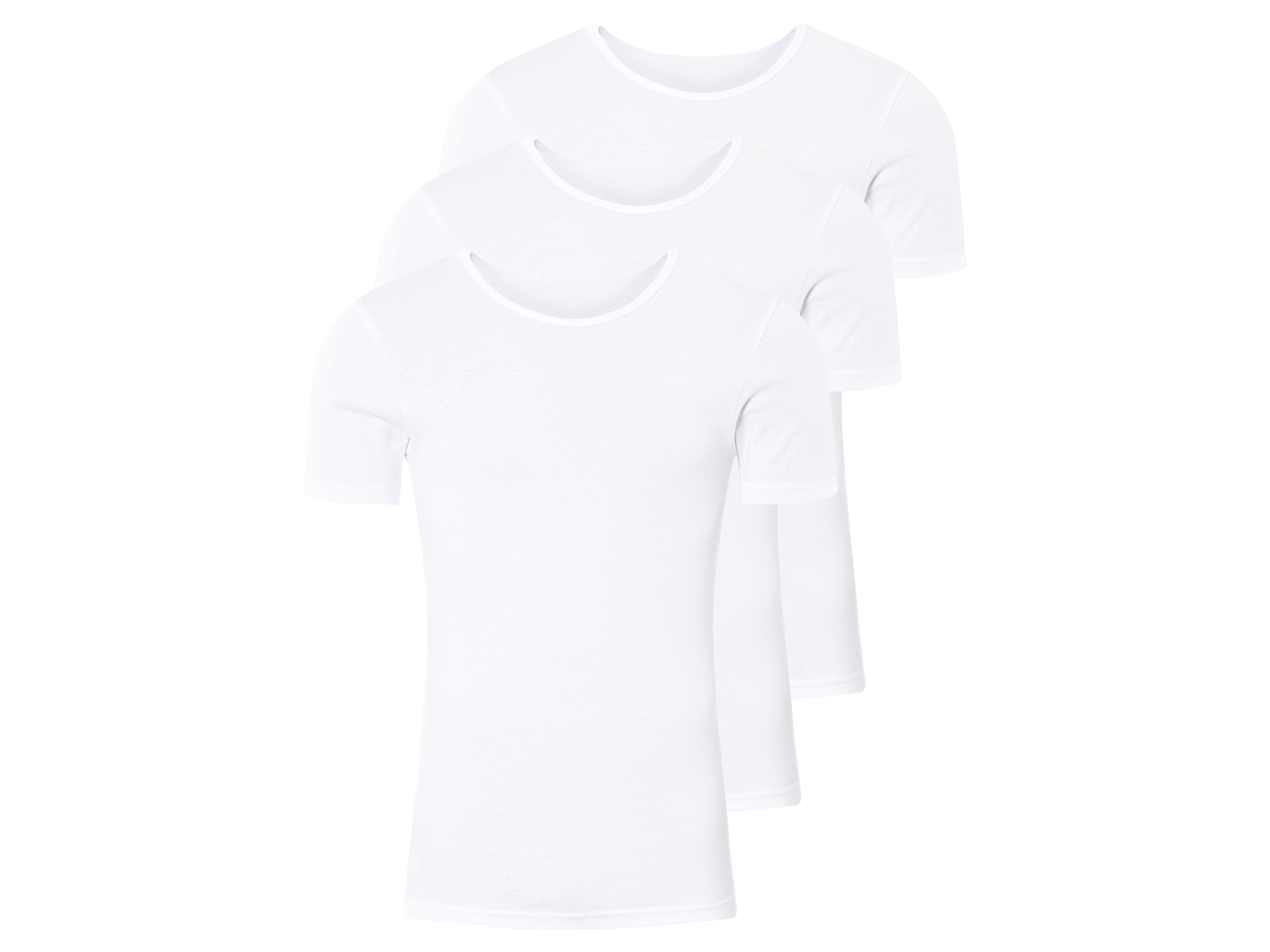 LIVERGY® Herren Unterziehshirt (Rundhals, Weiß, 7/XL)““ | leicht verlängerte Rückseite Ausschnitt: Rundhalsausschnitt oder V-Ausschnitt Multipack: 3 Stück Material: Baumwolle Pflegehinweis: waschen bei max. 60 °C nicht bleichen schonende Trocknung im Wäschetrockner bei max. 60 °C bügeln bis 150 °C Stufe 2. Dampfbügeleisen kann verwendet werden nicht trockenreinigen Größe: 4/S – 7/Xl Meine Lidl-Größe – so einfach gehts Deine Größe findest du in der Lidl-Größentabelle . Oeko-Tex® Standard 100 Geprüft auf Schadstoffe Zertifizierungsnummer: 17.Hbd.11944 Hohenstein Htti Standard 100 by Oeko-Tex® ist die weltweit bekannteste, unabhängige Zertifizierung schadstoffgeprüfter Textil- und Lederprodukte aller Art – vom Garn und den Stoffen bis hin zum gebrauchsfertigen Artikel. Das Label bestätigt