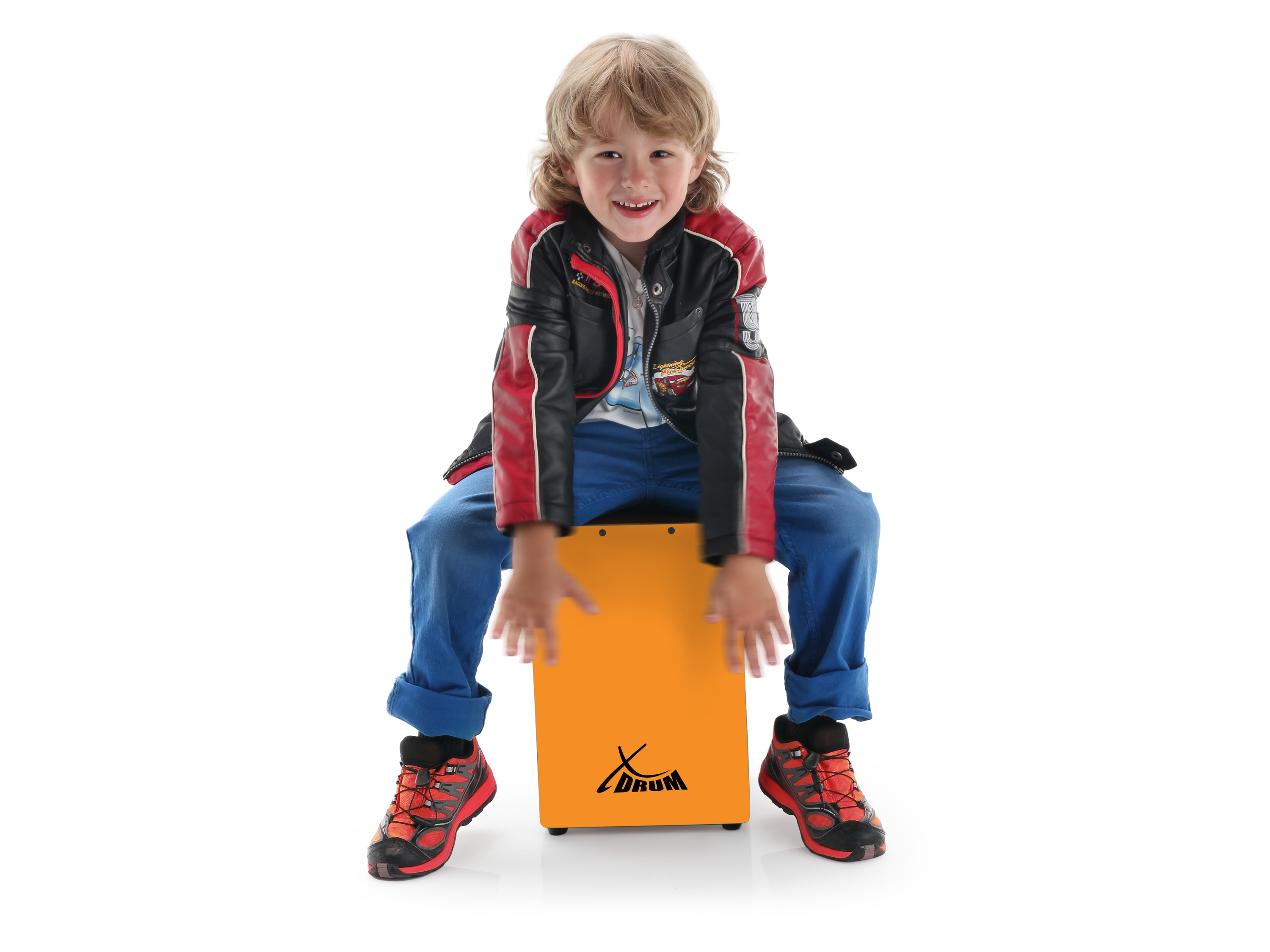 XDRUM Kinder-Cajon KC-37 (Orange) – Bild 2 von 4