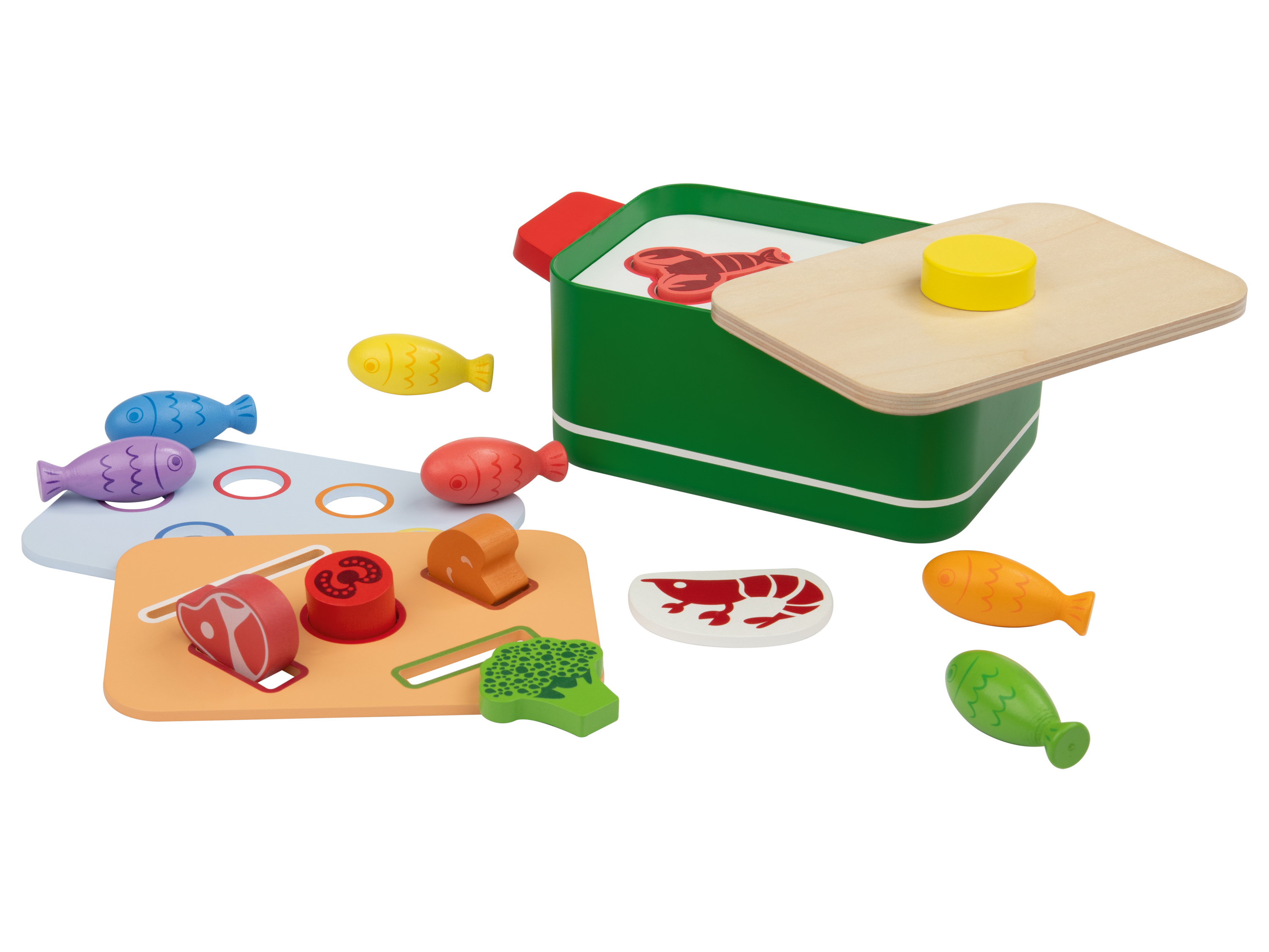 Playtive Motorikspielzeug Küchenzubehör (Kochtopf)““ | Kochtopf: ca. L 190 x B 130 x H 90 mm Gewicht: Waage: ca. 755 g