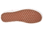 Schuhsohle mit Rauten- und Sechseckmuster.