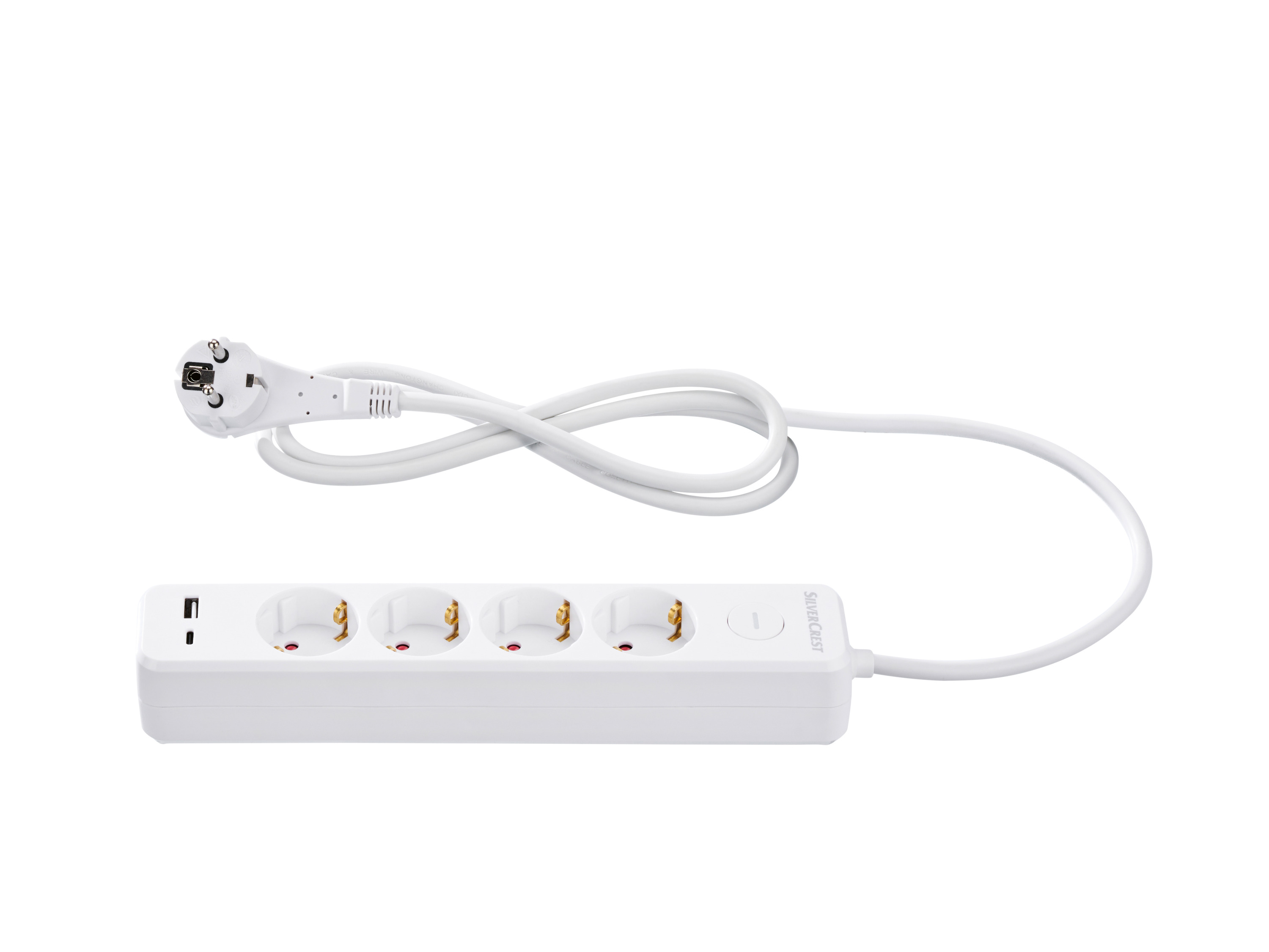 SILVERCREST® Steckdosenleiste 4-fach mit USB““ | 04052916331712