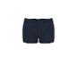 Dunkelblaue Boxershorts mit elastischem Bund und Nahtdetails.