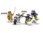 LEGO Ninjago Minifiguren: Jay Legacy, Zane, Ghoul-Tar und Soul Archer.