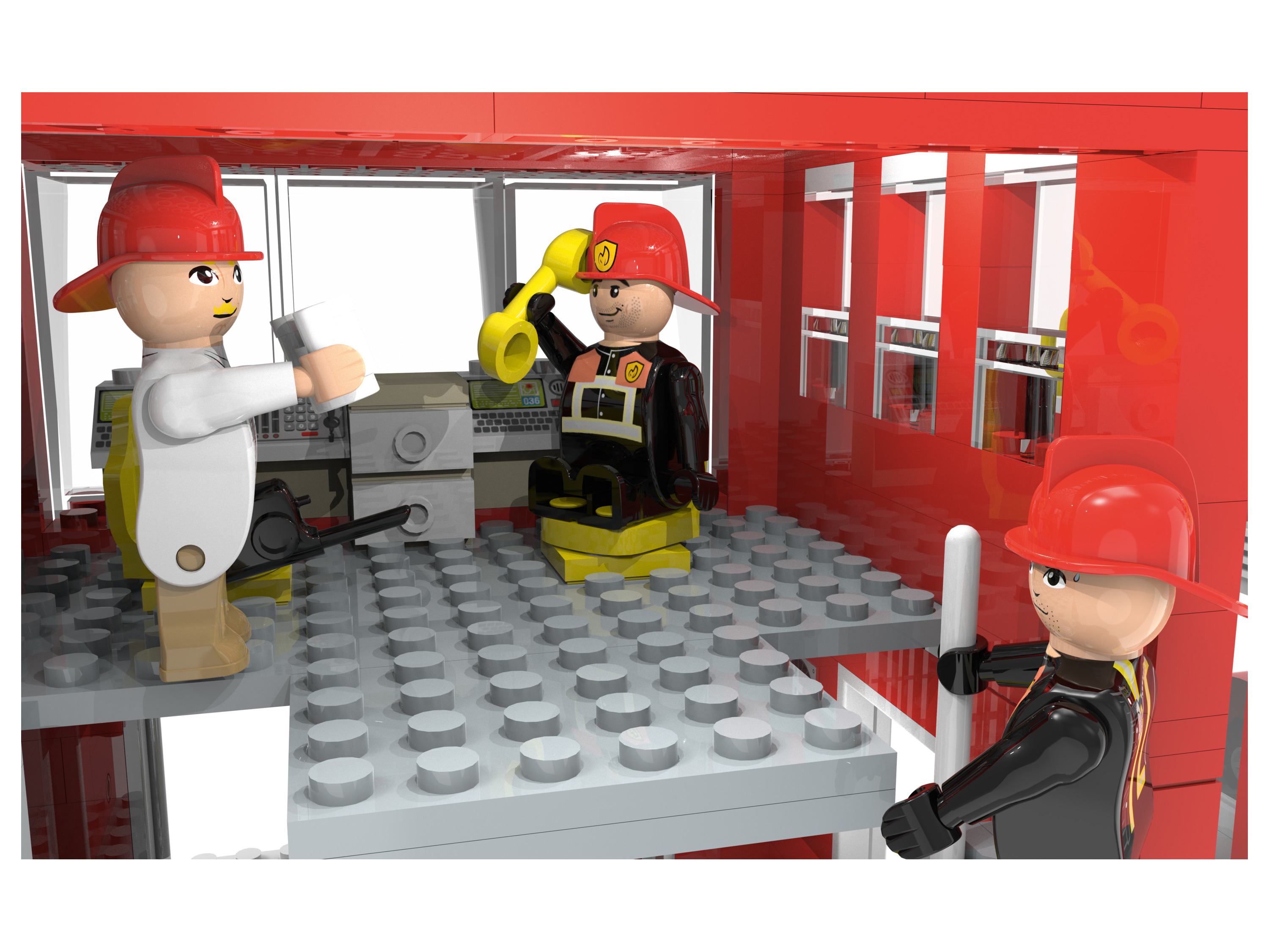 Thumbnail - lupilu® Clippys-Set L (Feuerwehrstation)