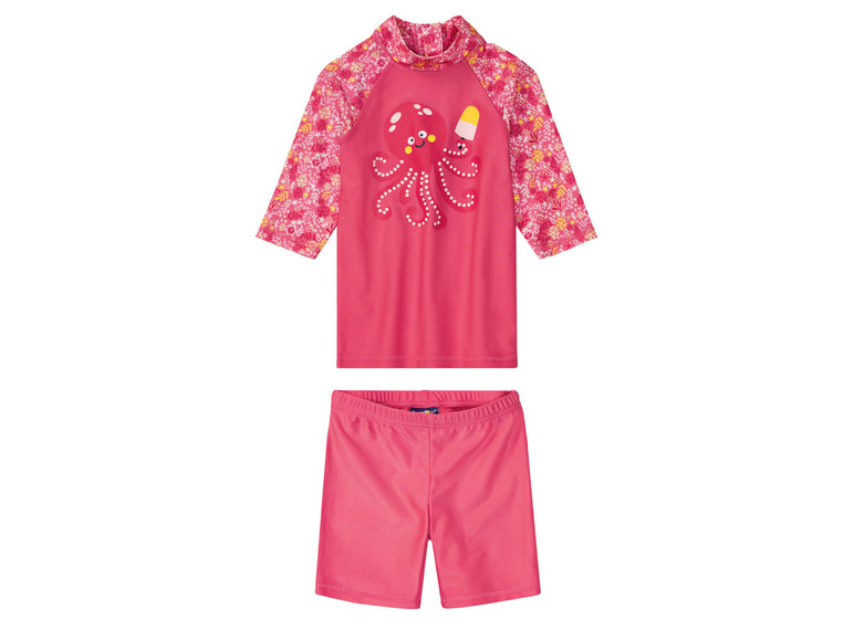 Gehe zu Vollbildansicht: lupilu Kleinkinder Mädchen Schwimmanzug, mit UV-Schutz 50+ - Bild 2