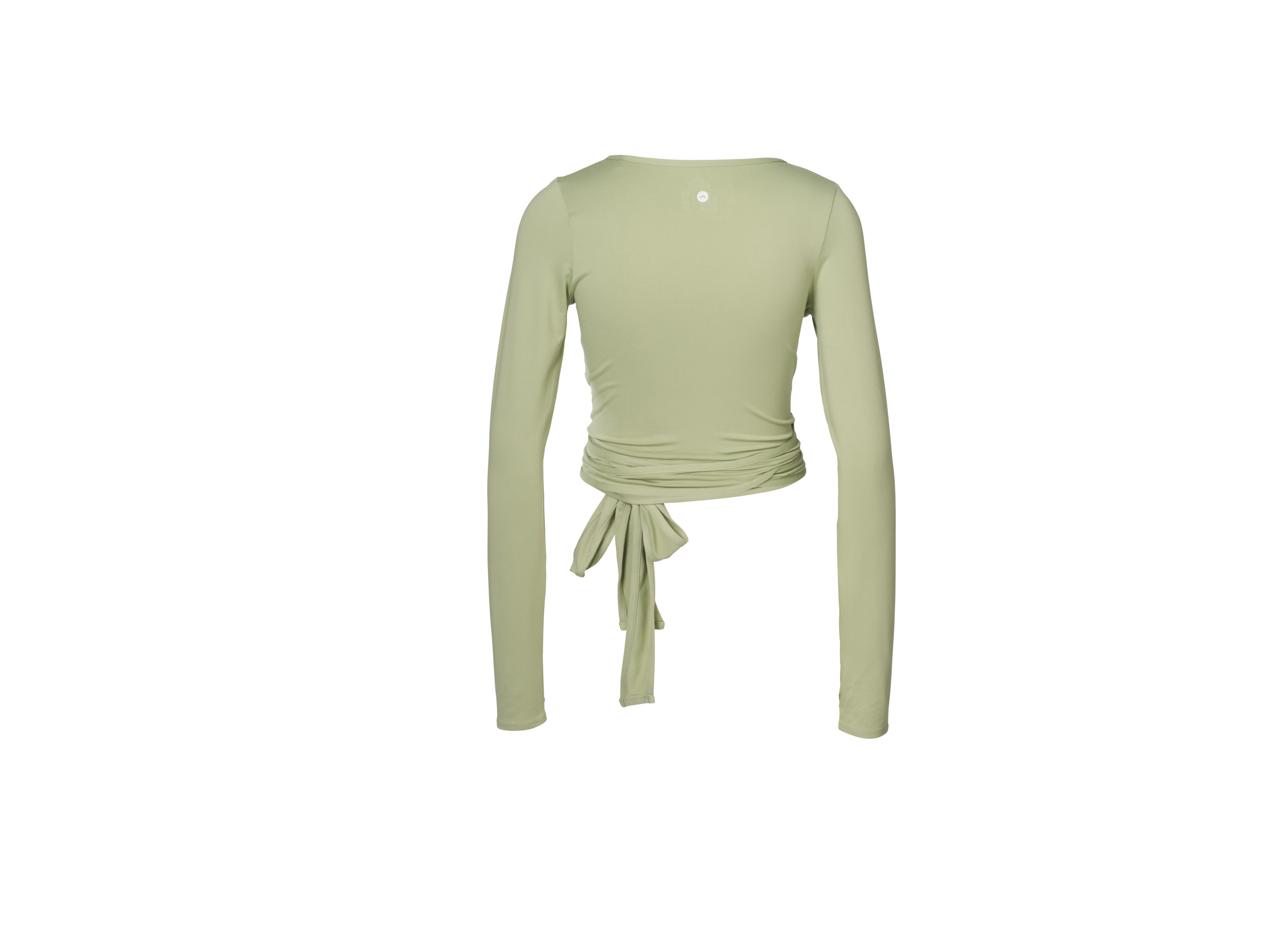 Thumbnail - CRIVIT Damen Wrap Top GRS Hyaluron (Grün, L(44/46))