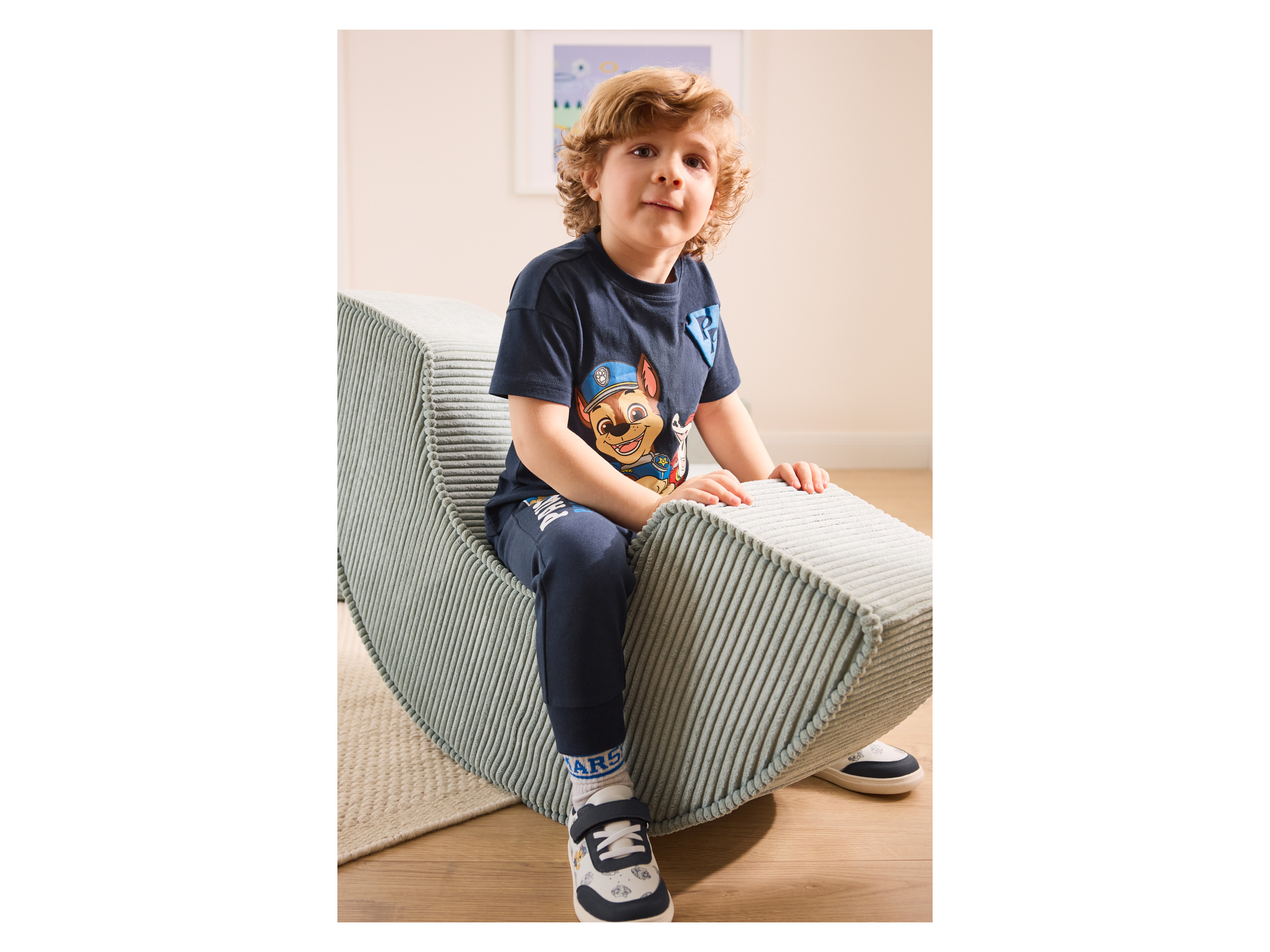 Kleinkinder Jungen Mädchen Sneaker (navy/weiß, 28) – Bild 2 von 4