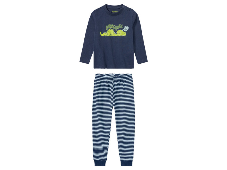 Gehe zu Vollbildansicht: lupilu Kleinkinder Jungen Pyjama mit Print - Bild 2