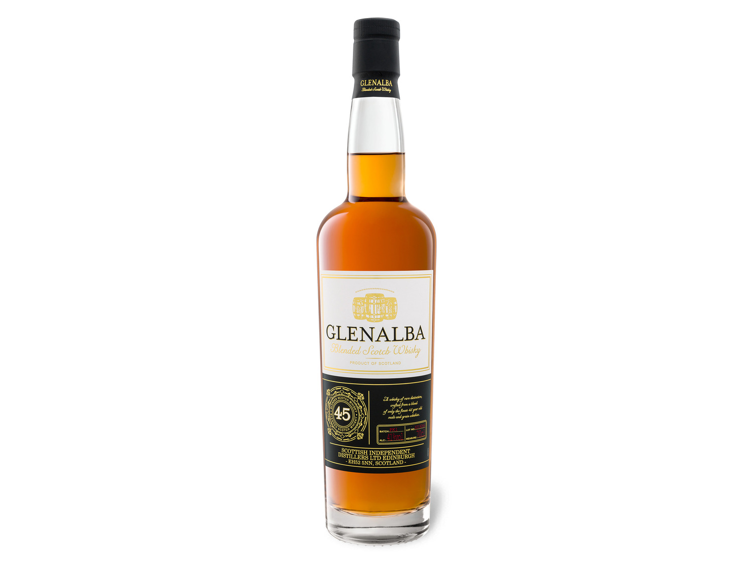 Whisky Jahre Blended 45 mit Scotch Geschenkbo… Glenalba
