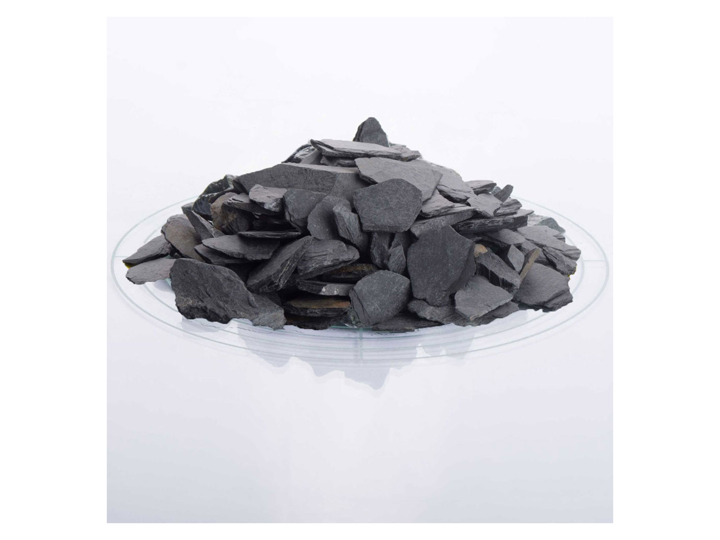 SCHICKER MINERAL Schiefer Ziersplitt (20-40 mm, 1000 kg BigBag, Schwarz) – Bild 2 von 4