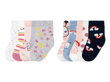lupilu® Baby Mädchen Socken mit Bio-Baumwolle, 5 Paar