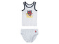 Ein graues Tanktop und Unterhose mit Paw Patrol Motiv.