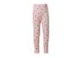 Rosa Leggings mit roten Herzen