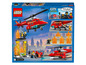 LEGO City Adventures Feuerwehr-Helikopter mit Feuerwehrleuten und Feuerwehrauto.