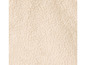 Weicher, cremefarbener Fleece-Stoff.