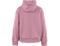 Rosa Kapuzenpullover, Rückansicht