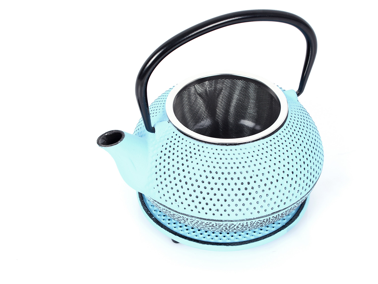 Thumbnail - ECHTWERK Teeservice aus Gusseisen (Hellblau, 0,8L)