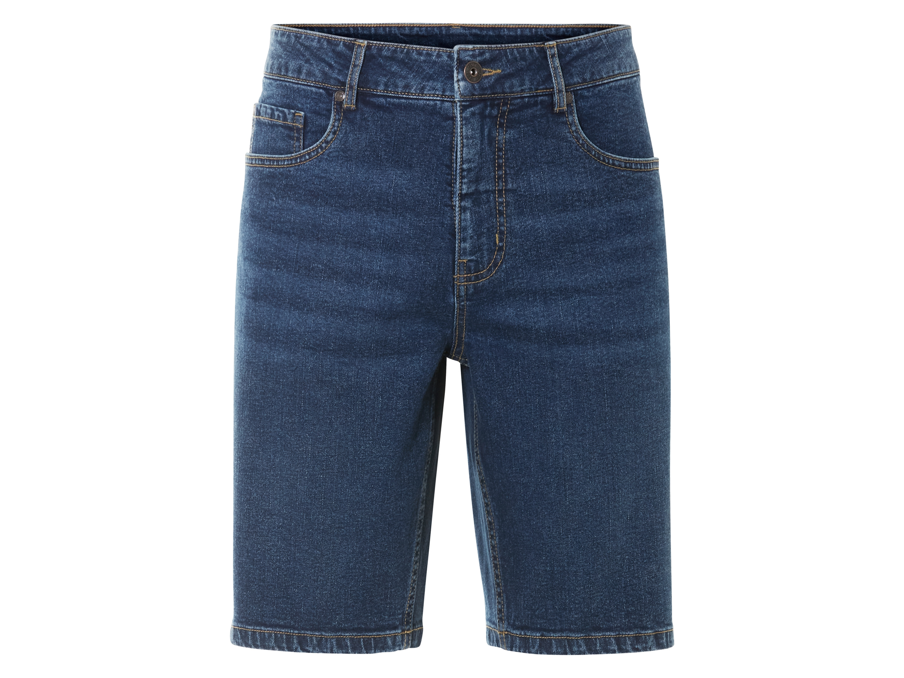 LIVERGY® Herren Jeansshorts (Blau, 46)