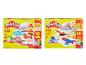 Zwei Play-Doh-Sets: ein Tierarzt-Set mit Tierfiguren und ein Bau- und Formset mit Werkzeugen.