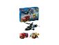 LEGO City Hubschrauber, Feuerwehrauto und U-Boot Remix Set mit Karton.